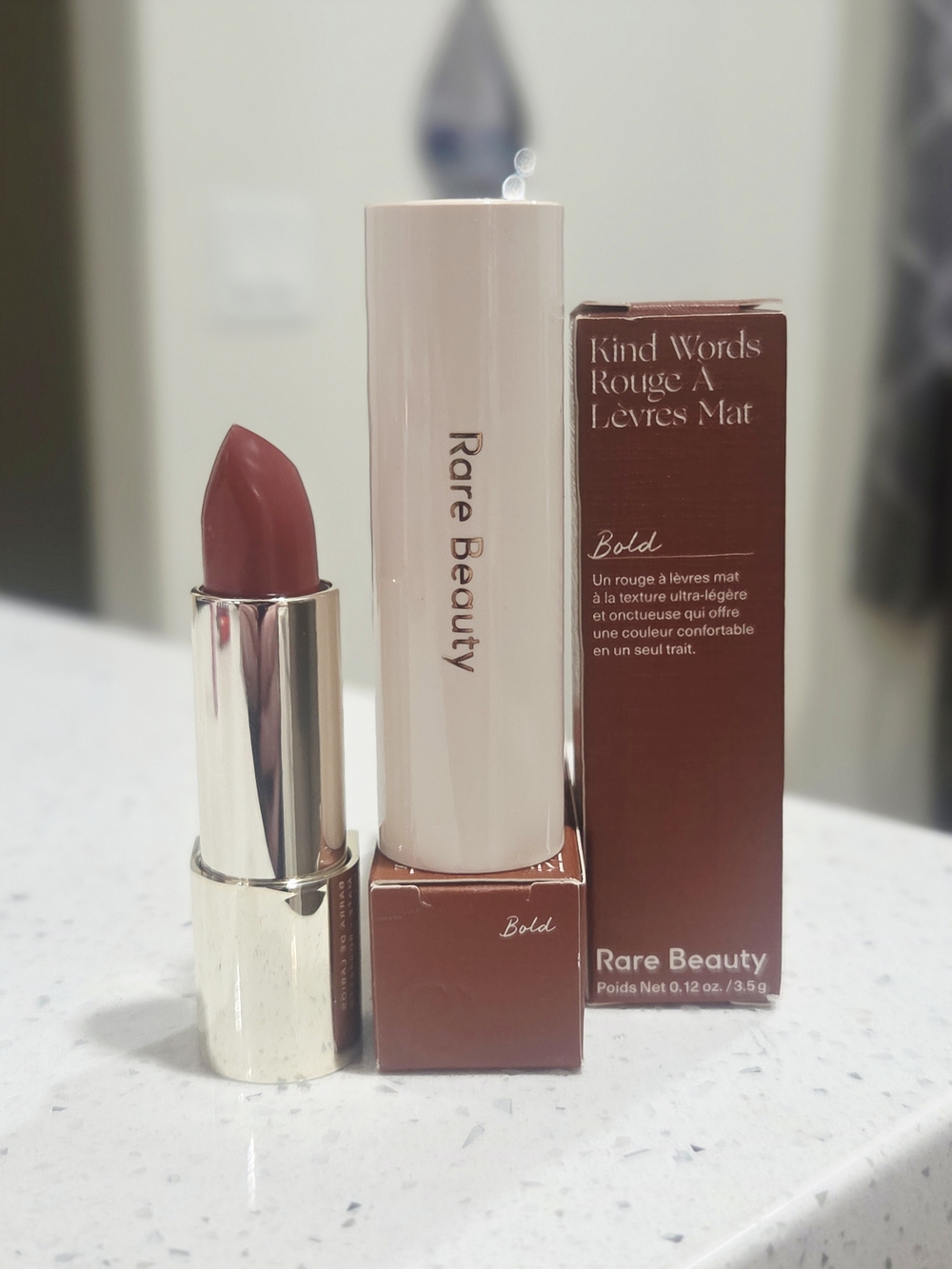 Rare Beauty Kind Words Matte Lipstick - Bold Rose~ Bold
